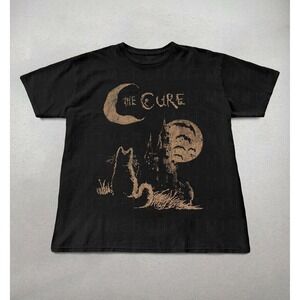 The Cure Cat Tee, 90s Alt Indie Rock, Unisex Shirt, Music Gifts